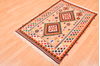 Qashqai Orange Flat Woven 31 X 46  Area Rug 100-89910 Thumb 8