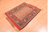 Kilim Red Square Hand Knotted 36 X 45  Area Rug 100-89911 Thumb 3