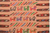 Kilim Red Square Hand Knotted 36 X 45 Area Rug 100-89911 Thumb 6