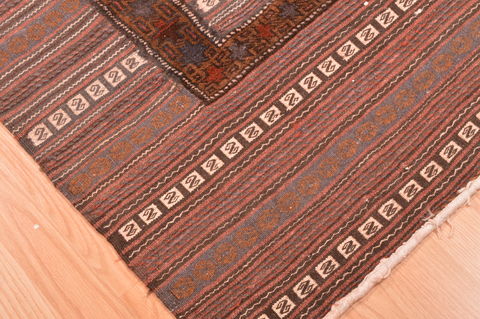 Baluch Brown Flat Woven 311 X 410 Area Rug 100-89913 Image 4