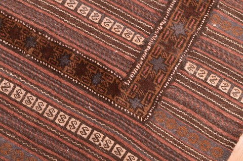 Baluch Brown Flat Woven 311 X 410 Area Rug 100-89913 Image 8
