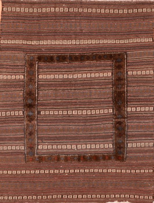 Baluch Brown Flat Woven 311 X 410 Area Rug 100-89913 Image 0