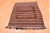 Baluch Brown Flat Woven 33 X 36  Area Rug 100-89915 Thumb 4