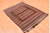 Baluch Brown Flat Woven 33 X 36  Area Rug 100-89915 Thumb 5