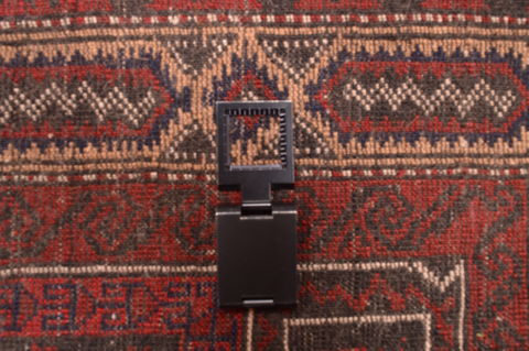 Baluch Red Hand Knotted 30 X 47 Area Rug 100-89921 Image 12