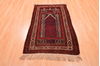 Baluch Red Hand Knotted 30 X 47  Area Rug 100-89921 Thumb 1