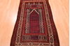 Baluch Red Hand Knotted 30 X 47  Area Rug 100-89921 Thumb 8