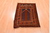 Baluch Brown Hand Knotted 30 X 47  Area Rug 100-89922 Thumb 1