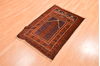 Baluch Brown Hand Knotted 30 X 47  Area Rug 100-89922 Thumb 2