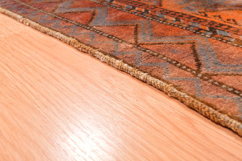 Baluch Orange Hand Knotted 30 X 47 Area Rug 100-89928 Image 11