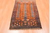 Baluch Orange Hand Knotted 30 X 47  Area Rug 100-89928 Thumb 4