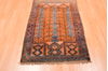 Baluch Orange Hand Knotted 30 X 47 Area Rug 100-89928 Thumb 4