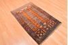 Baluch Orange Hand Knotted 30 X 47  Area Rug 100-89928 Thumb 5