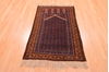 Baluch Blue Hand Knotted 29 X 45 Area Rug 100-89929 Thumb 1