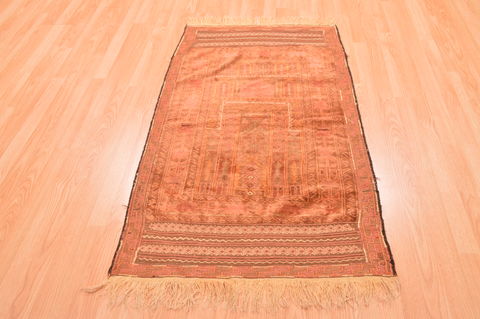 Baluch Beige Hand Knotted 29 X 48 Area Rug 100-89931 Image 1