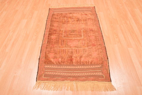 Baluch Beige Hand Knotted 29 X 48 Area Rug 100-89931 Image 4