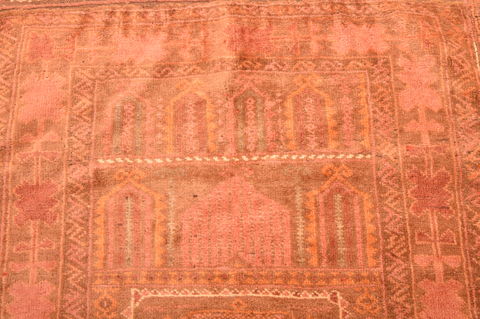 Baluch Beige Hand Knotted 29 X 48 Area Rug 100-89931 Image 9