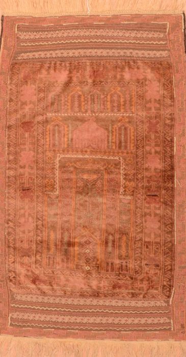 Baluch Beige Hand Knotted 29 X 48 Area Rug 100-89931 Image 0