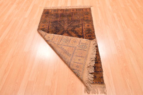 Baluch Brown Hand Knotted 30 X 47 Area Rug 100-89932 Image 13