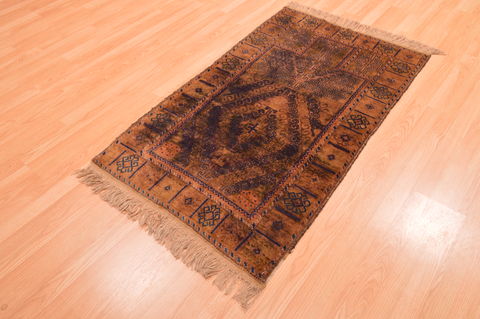 Baluch Brown Hand Knotted 30 X 47 Area Rug 100-89932 Image 2