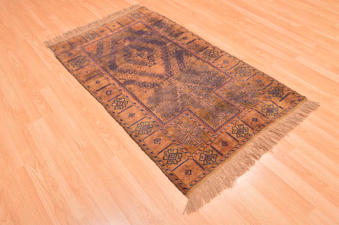 Baluch Brown Hand Knotted 30 X 47 Area Rug 100-89932 Image 6
