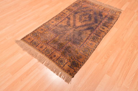 Baluch Brown Hand Knotted 30 X 47 Area Rug 100-89932 Image 7