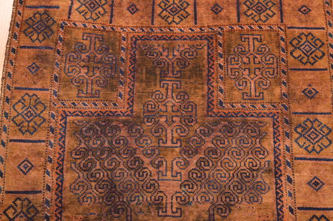 Baluch Brown Hand Knotted 30 X 47 Area Rug 100-89932 Image 9