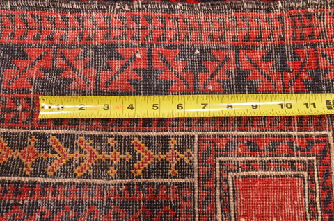 Baluch Red Hand Knotted 30 X 47 Area Rug 100-89934 Image 10