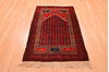 Baluch Red Hand Knotted 30 X 47 Area Rug 100-89934 Thumb 1