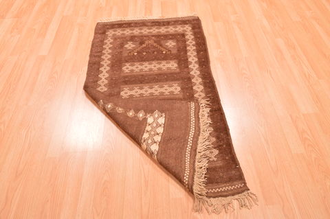 Baluch Brown Hand Knotted 30 X 47 Area Rug 100-89935 Image 12