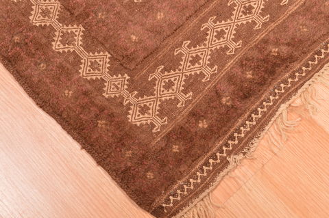 Baluch Brown Hand Knotted 30 X 47 Area Rug 100-89935 Image 6