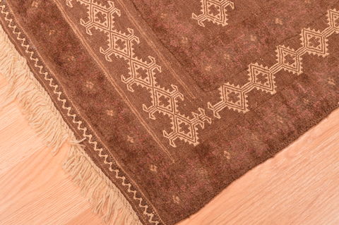 Baluch Brown Hand Knotted 30 X 47 Area Rug 100-89935 Image 7
