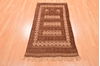 Baluch Brown Hand Knotted 30 X 47  Area Rug 100-89935 Thumb 1