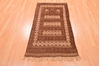 Baluch Brown Hand Knotted 30 X 47 Area Rug 100-89935 Thumb 1