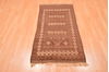 Baluch Brown Hand Knotted 30 X 47  Area Rug 100-89935 Thumb 4