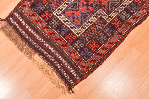 Baluch Blue Hand Knotted 29 X 40 Area Rug 100-89937 Image 5