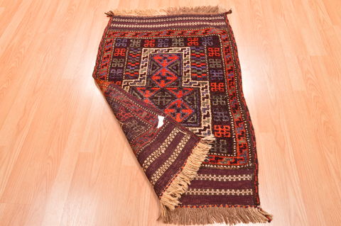 Baluch Blue Hand Knotted 29 X 40 Area Rug 100-89937 Image 9