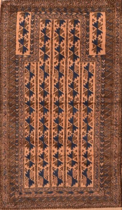 Baluch Beige Hand Knotted 30 X 50 Area Rug 100-89938 Image 0