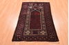 Baluch Red Hand Knotted 30 X 47  Area Rug 100-89939 Thumb 1