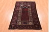 Baluch Red Hand Knotted 30 X 47 Area Rug 100-89939 Thumb 1