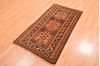 Baluch Brown Hand Knotted 29 X 53  Area Rug 100-89940 Thumb 2