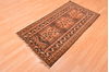 Baluch Brown Hand Knotted 29 X 53  Area Rug 100-89940 Thumb 6