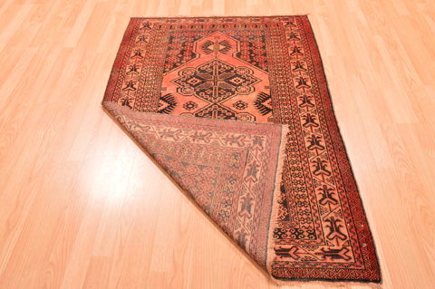 Baluch Red Hand Knotted 33 X 52 Area Rug 100-89941 Image 12