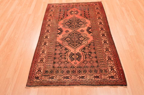 Baluch Red Hand Knotted 33 X 52 Area Rug 100-89941 Image 1