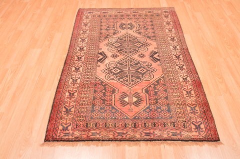 Baluch Red Hand Knotted 33 X 52 Area Rug 100-89941 Image 4