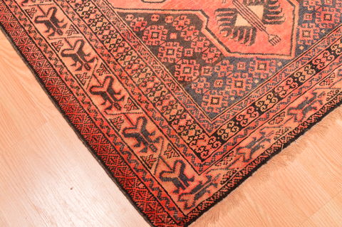 Baluch Red Hand Knotted 33 X 52 Area Rug 100-89941 Image 7