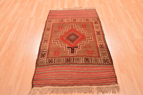 Baluch Beige Hand Knotted 29 X 47 Area Rug 100-89942 Image 1