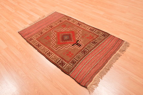 Baluch Beige Hand Knotted 29 X 47 Area Rug 100-89942 Image 3
