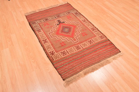 Baluch Beige Hand Knotted 29 X 47 Area Rug 100-89942 Image 5