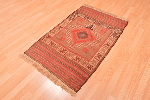 Baluch Beige Hand Knotted 29 X 47 Area Rug 100-89942 Image 6